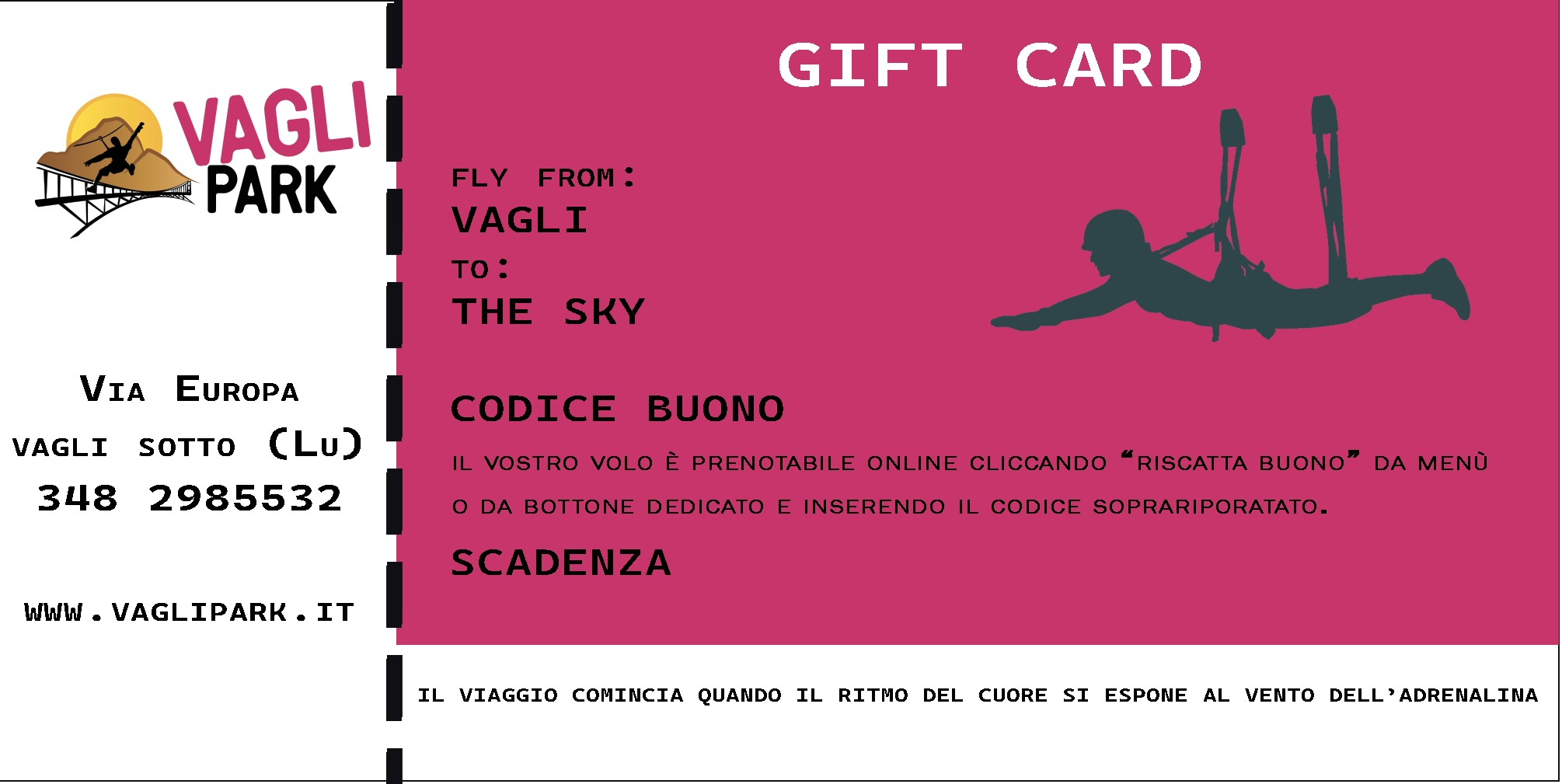 Gift card (ai prezzi esposti va aggiunta l'iva)